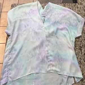 Karlie tie dyed silk top Medium